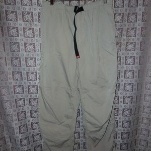 Khaki colored pants North face men's large